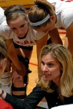 First-year head coach Sherry Dunbar has already led the Hoosiers' to five conference wins, equaling their combined total over the past three years.