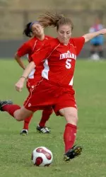 Senior Katy Stewart wrapped up her Hoosier career on Sunday after a 2-0 loss to Duke in the NCAA Tournament.