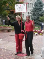 Sylvia McNair and Felisha Legette-Jack are the honorary co-chairs of the 2007 Salvation Army Kettle Kick-Off Campaign.