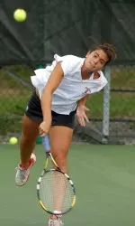 Alba Berdala advanced to the second round of the gold flight