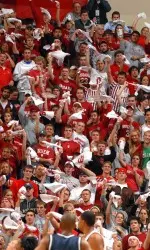 Students purchased more than 9,200 student tickets for the 2007-08 men's basketball season.