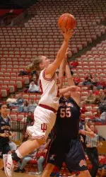 Sophomore Jamie Braun averaged 17.5 points per game between IU's pair of exhibition games on Nov. 3 and 6.