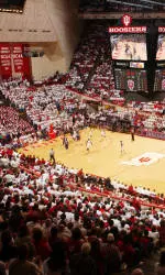 The next two men's basketball home games are the final two contests with tickets available at Assembly Hall this season.