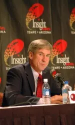 Head Coach Bill Lynch attended the Insight Bowl Press Conference on Sunday, along with Josiah Sears and Tracy Porter.