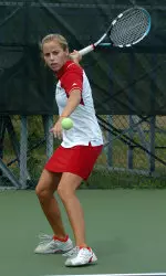 Freshman Lindsey Stuckey has been consistant at No. 6 singles for Indiana.
