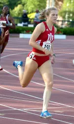 Senior Stacey Clausing has qualified provisionally in the 200- and 400-meters this season.