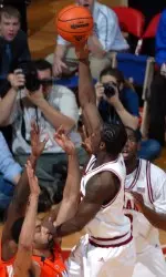 Senior guard Rod Wilmont and junior forward D.J. White joined head coach Kelvin Sampson in the postgame press conference following Indiana's 65-61 win over Illinois.