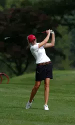 Sophomore Amber Lindgren was one of two Hoosiers to win their matches