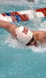 Nick Walkotten set a school record in the 200 butterfly to earn second place in the event and take an NCAA 'A' cut.