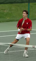 Senior Arnaud Roussel won last week at No. 5 singles at No. 33 Kentucky.