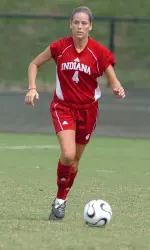 Jessica Boots scored a goal for the Hoosiers against Indiana State on Sunday, Feb. 25.