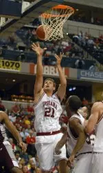 Sophomore Ben Allen and the Hoosiers close out the road portion of their schedule at Northwestern on Wednesday evening.