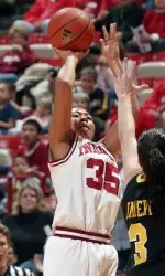 Sophomore Kim Roberson scored 20 points in the Hoosiers' win over Minnesota on Feb. 4.