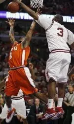 D.J. White scored 14 points and grabbed 13 boards in a losing effort for the Hoosiers against Illinois.