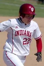 Junior Julia Hamiton's ground-rule double scored the game's first run.