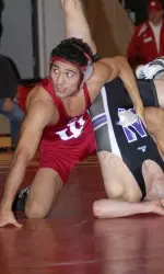 Sophomore Andrae Hernandez will wrestle for seventh place at 133 pounds on Saturday morning.