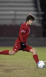 Senior John Mellencamp had a strong performance in the midfield for Indiana.