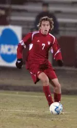 Eric Alexander starts in the midfield for Indiana.