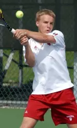 Peter Antons won at No. 5 singles for Indiana.