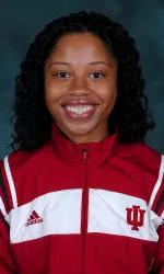 Senior Courtney Johnson was the first Hoosier this season to qualify for regionals so far this season.