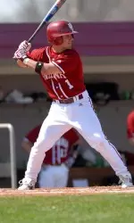 Keith Haas and the Hoosiers will finish their series with Michigan State on Sunday.