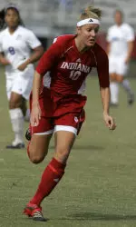 Christie Kotynski scored goals in each of Indiana's shutout victories on Saturday.