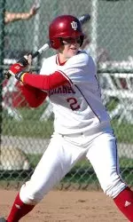 Emily Bergeson's three-run double was the difference as the Hoosiers topped Indiana State, 6-3.