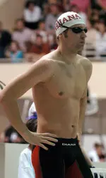 IU student coach Sergiy Fesenko reached the finals in two events at the World Championships.