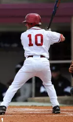 Brian Lambert went 3-for-3 with a walk on Friday against Ohio State.