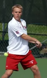 Peter Antons competed at No. 5 singles for Indiana against Michigan.