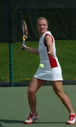 Sarah Batty was an All-American in 2004.