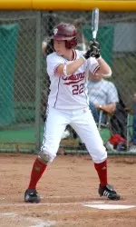 Junior Julia Hamilton was 2-for-2 with a triple and a steal.