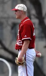 Eric Arnett will start the game on the mound for the Hoosiers on Sunday.