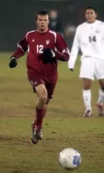 Darren Yeagle scored Indiana's first goal of the spring season.