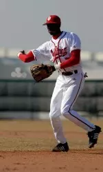 Evan Crawford hit his first career home run against Louisville on Wednesday.