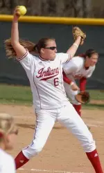 Senior Christy Wahl is one of four Hoosier seniors wrapping up her career this weekend.