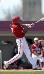 Freshman shortstop Evan Crawford blasted his first career home run Tuesday afternoon.
