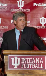 Bill Lynch addressed the media on Friday, June 15, after being introduced as Indiana football's head coach for 2007.