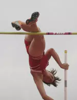 Freshman Vera Neuenswander was the Big Ten outdoor champion in the pole vault, earning first team honors.