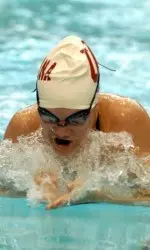 Aimlee Smith placed 21st in the 200 breaststroke with a time of 2:34.21.