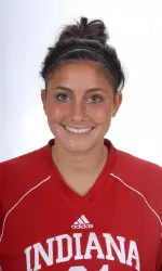 Nikki Bonacorsi is one of two sophomore transfers on the Hoosier squad this year.