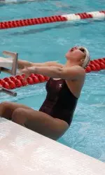 Ashley Jones finished fourth in the "B" final of the 400 IM with a time of 4:49.14.