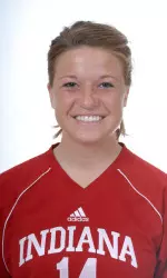 Kathryn Zachman is in her second preseason for the Hoosiers.