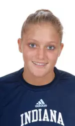 Lauren Hollandsworth made five saves in her first collegiate contest.