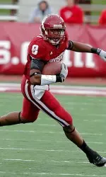 Nick Polk is transitioning to safety during the 2007 preseason after being one of IU's top receivers in 2006.