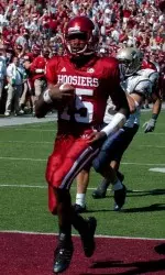 Kellen Lewis ran for a career-high 199 yards in Indiana's 41-24 win over Akron.