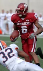 James Bailey scored on a 30-yard touchdown in the fourth quarter against Illinois.