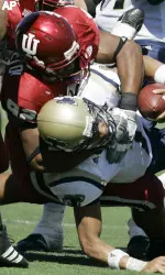 Sophomore defensive end Greg Middleton is tied for fifth nationally with five sacks this season.