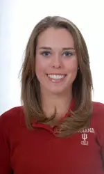 Laura Nochta's second-round 71 was the low round of the day for Indiana.