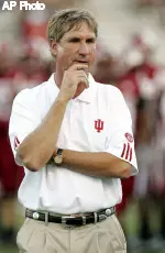 Head coach Bill Lynch leads his Hoosiers into Kalamazoo on Saturday.